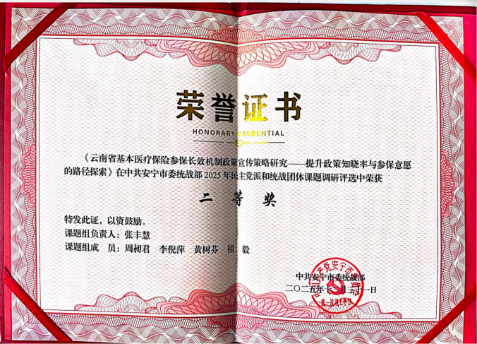 喜报 | 全市第一！财经商贸学院立项14项安宁市委统战部调研课题 第 6 张